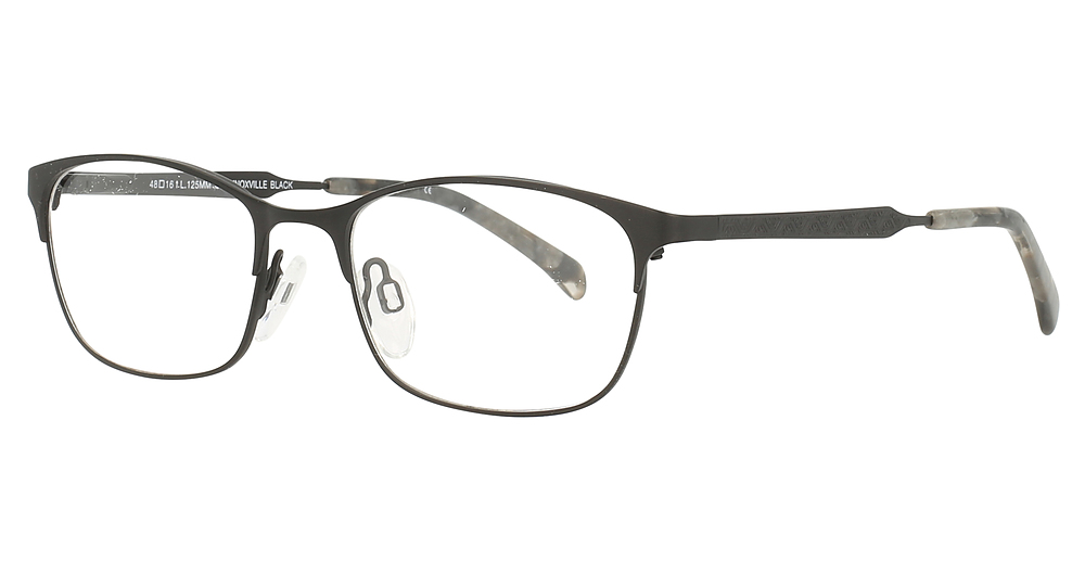 ClearVision Knoxville Eyeglasses BLACK 48 16 125 32.80