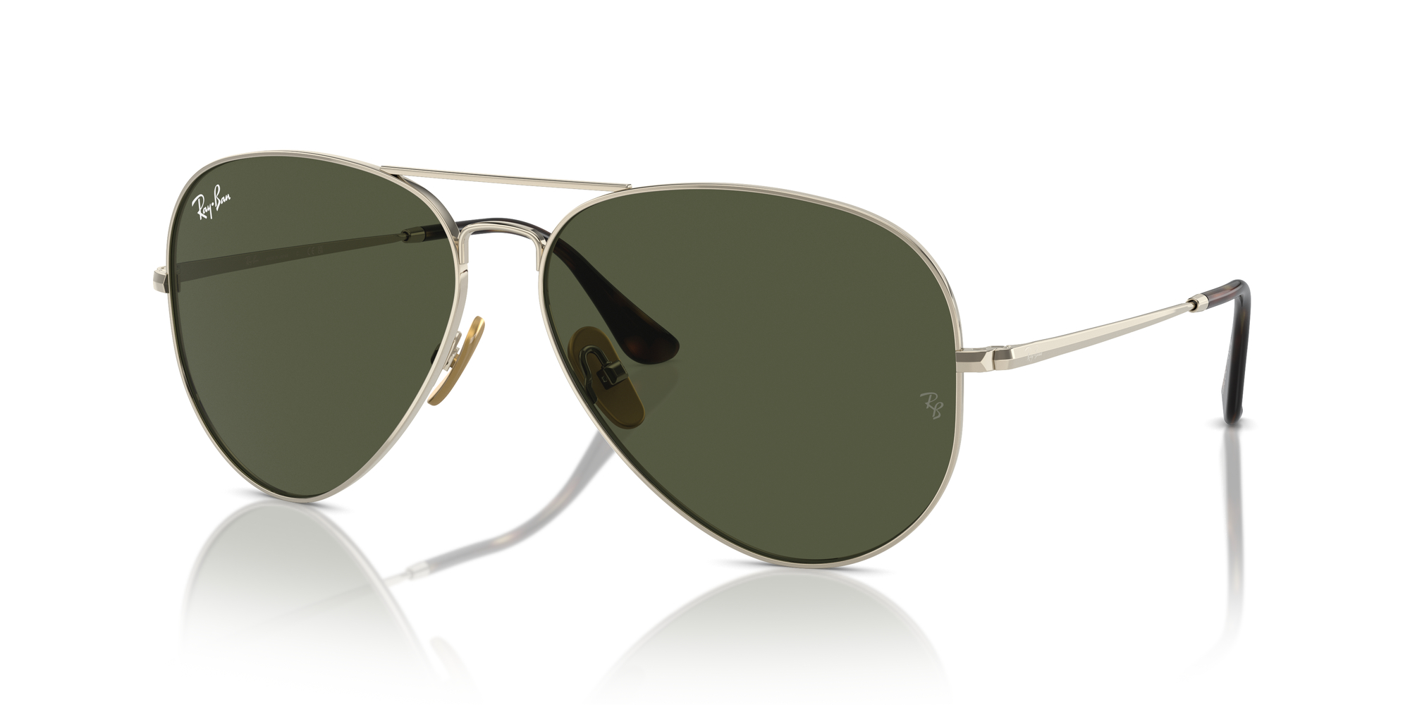 Rb8089 Ray Ban Polarized Gunmetal Aviator Sunglasses RAY BAN